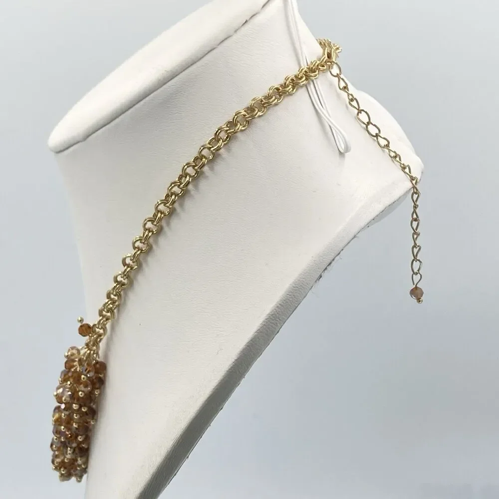 Vintage Gold Tone Necklace 21